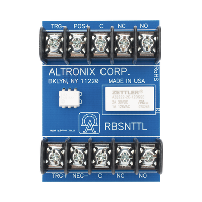 Módulo de relevador ultrasensitivo Altronix | RBSNT-TL | SS Madre Tierra